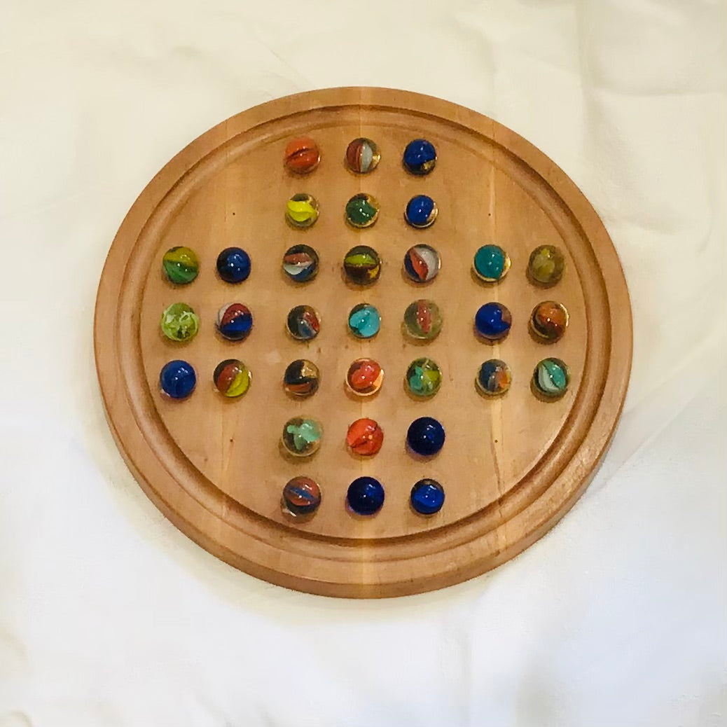 Wood Solitaire Board