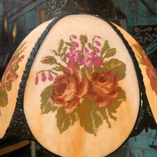 Load image into Gallery viewer, 1970s Tiffany Style Pendant Lamp