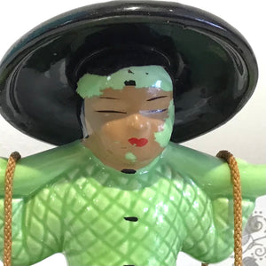 Vintage Chinese Water Carrier Figurine