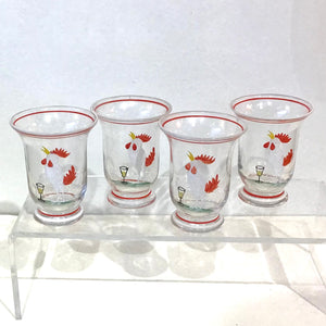 Rooster glasses