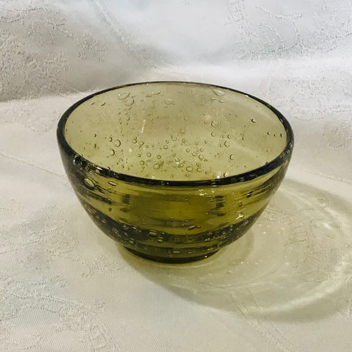 Bubbled Glass Bowl