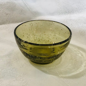 Bubbled Glass Bowl