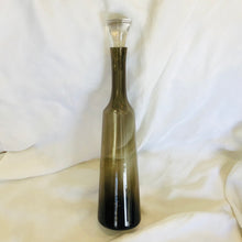 Load image into Gallery viewer, Vintage Smoked Glass Decanter
