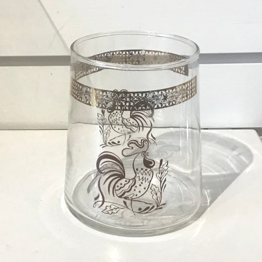 Vintage Rooster Canister Jar
