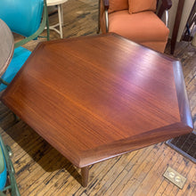 Load image into Gallery viewer, 1960s Hexagonal Teak Cocktail Table