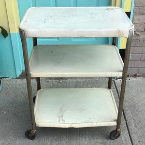 Vintage Metal Kitchen Cart