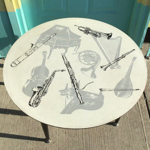 1950s Fornasetti Style Coffee Table