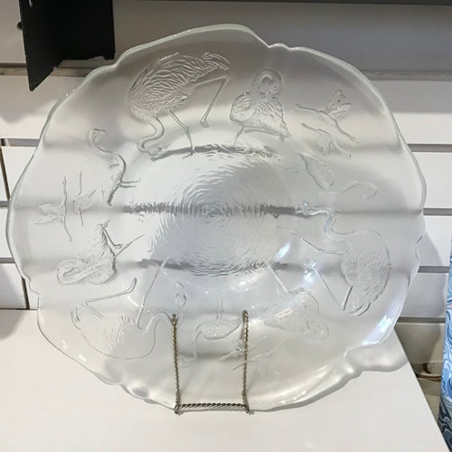 Flamingo Theme Glass Bowl