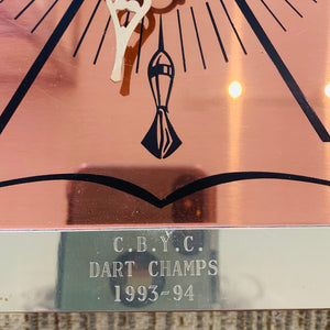 Darts Trophy Clock