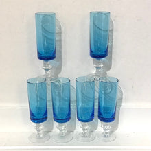 Load image into Gallery viewer, Set of 6 Vintage Liqueur Cocktail Glasses