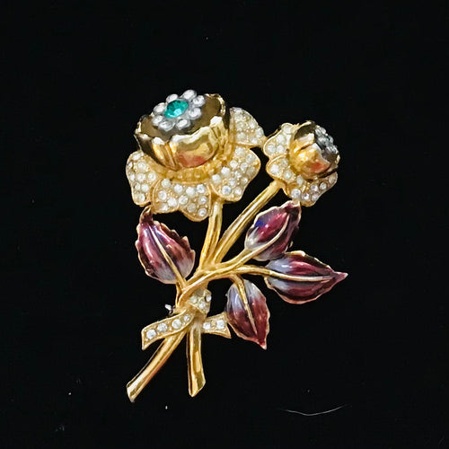 Vintage Flower Brooch
