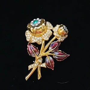 Vintage Flower Brooch