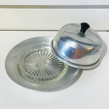 Load image into Gallery viewer, Vintage Aluminum Butter Dish