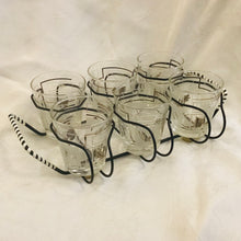 Load image into Gallery viewer, Set of 6 Rocks Glasses with Caddy