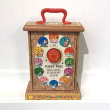 Load image into Gallery viewer, 1964 Fisher-Price Tick Tock Teaching Clock