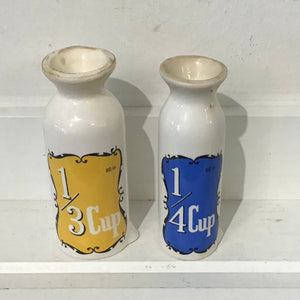 1960s Ceramic Measuring Cups