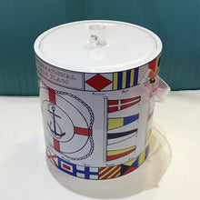 Load image into Gallery viewer, Nautical Theme Ice Bucket