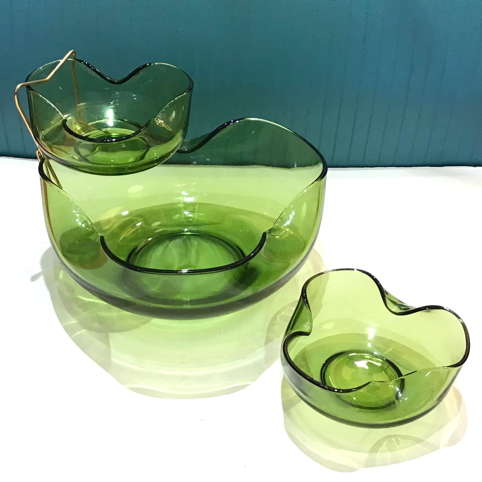 Antique chip 2025 and dip bowl