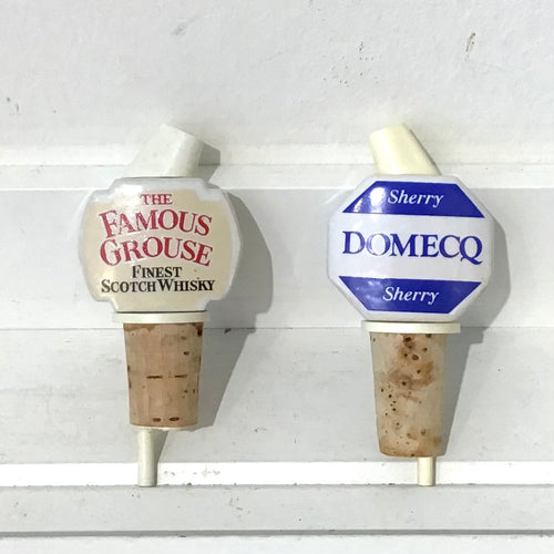 Vintage Promotional Cork Liquor Pour Spouts