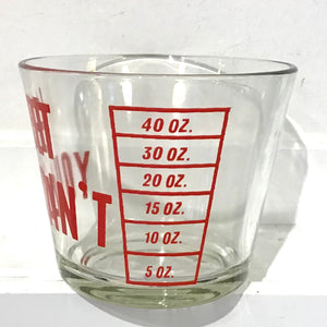 Novelty Oversize Shotglass/Ice Bucket