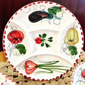 1960s Made In Italy Handpainted Dishes