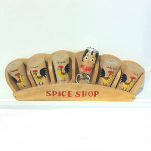 Vintage Spice Rack Set