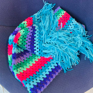 Vintage Crochet Throw Blanket