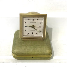 Load image into Gallery viewer, Vintage Bulova Travel Clock