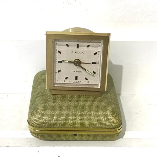 Vintage Bulova Travel Clock