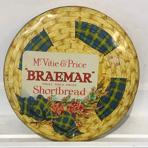 1950s McVitie & Price “Braemar” Shortbread Biscuit Cookie Tin