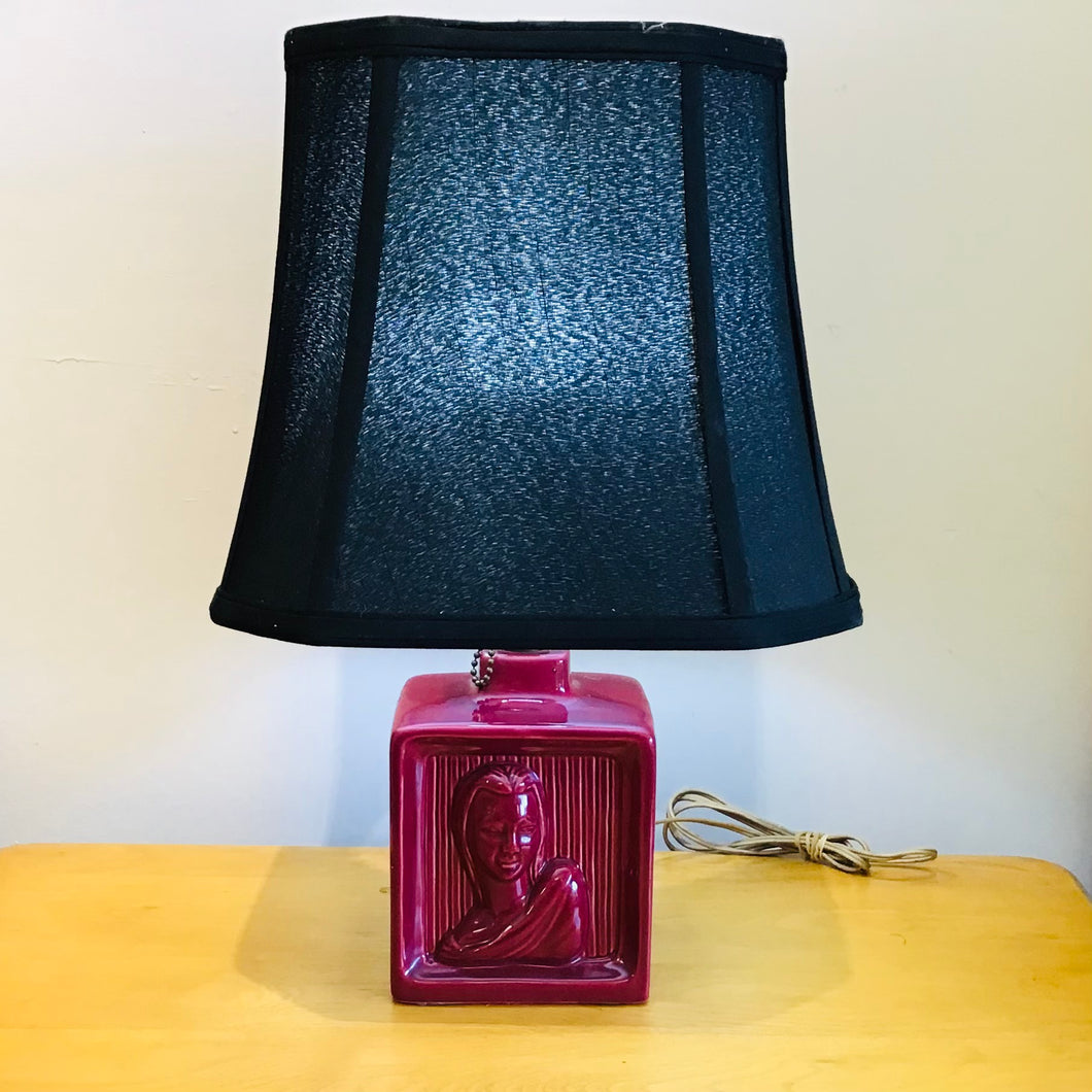 1940s Table Lamp With New Shade