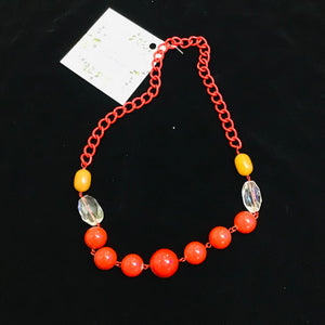 Red Beaded Necklaces by Jessica Gemstone