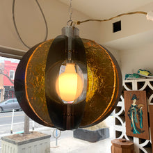 Load image into Gallery viewer, 1970s Lucite &amp; Chrome Light Fixture