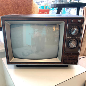 1970s Black & White Portable TV