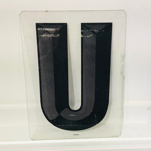 Vintage Silkscreened Marquee Letters & Numbers