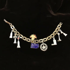 Vintage Souvenir Charm Bracelets