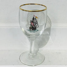 Load image into Gallery viewer, 6 Danish Sailing Ship Cocktail Glasses