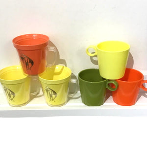 Vintage Plastic Coffee Cups