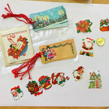 Load image into Gallery viewer, Vintage Christmas Gift Tags &amp; Stickers