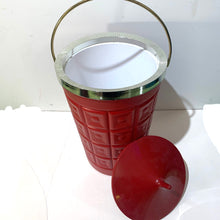 Load image into Gallery viewer, Vintage Pillowed Plastic Ice Bucket