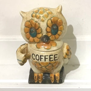 Owl Coffee Canister
