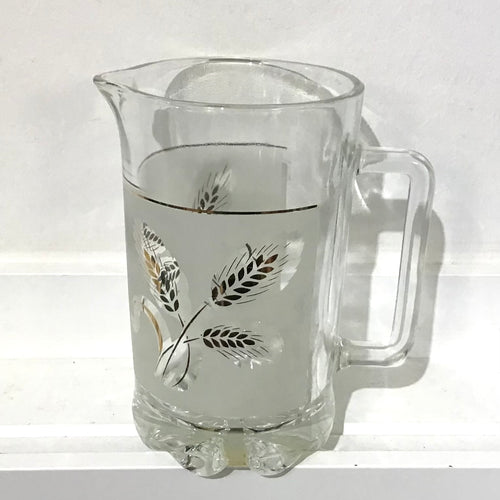 Vintage Glass Pitcher