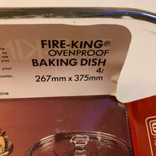 Load image into Gallery viewer, 1980s Fire-King Glass Baking Dish