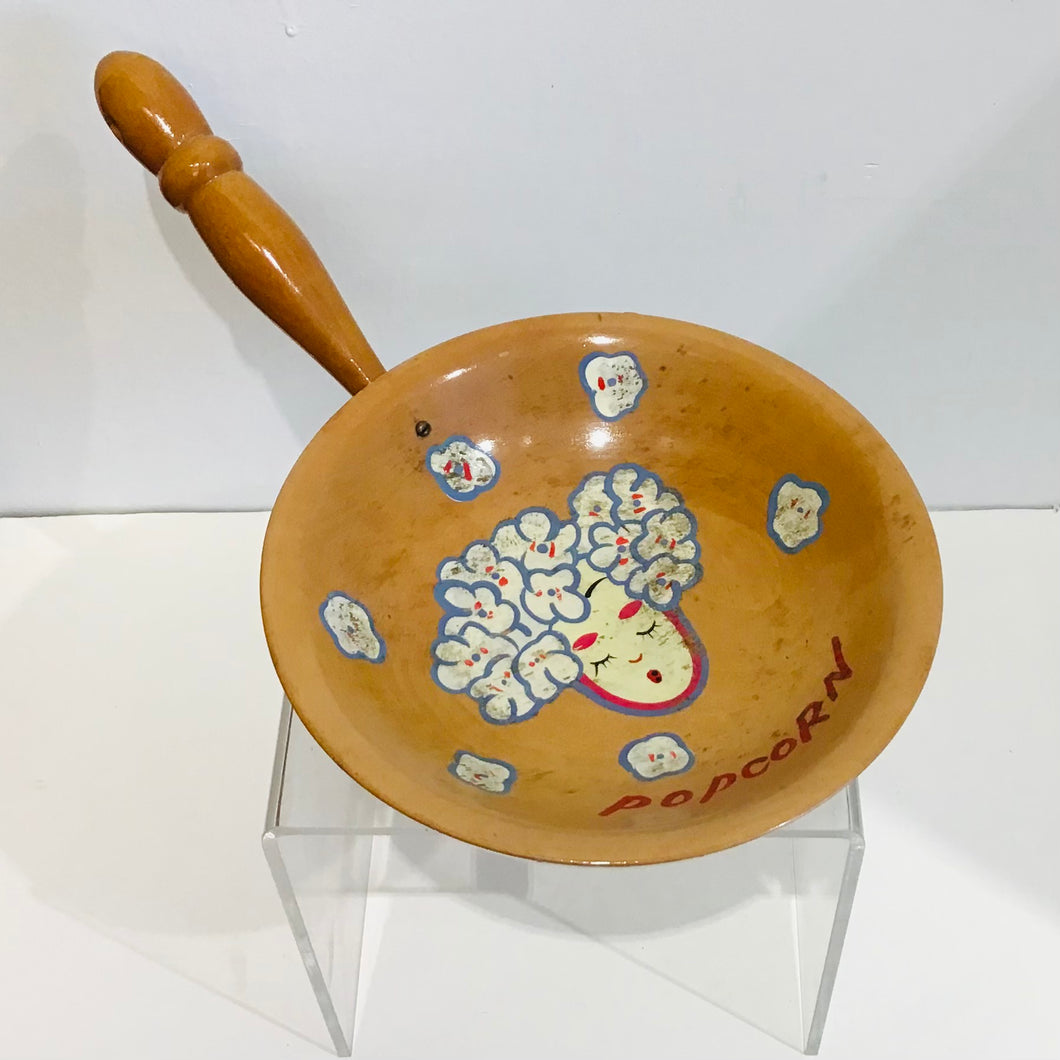 Vintage Nasco Wooden Popcorn Bowl