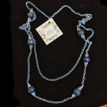 Load image into Gallery viewer, Blue Beaded Necklaces by Jessica Gemstone