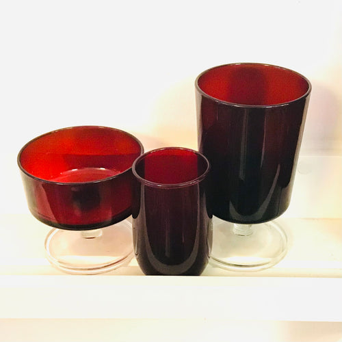 Arcoroc Ruby Glassware