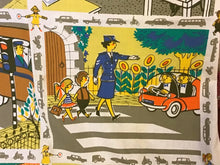 Load image into Gallery viewer, 1950s Dutch Traffic School Fabric