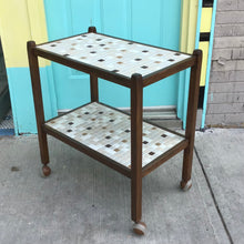 Load image into Gallery viewer, 1950s Tile Top Bar Cart