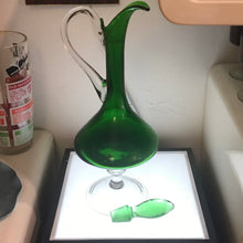 Load image into Gallery viewer, Empoli Style Glass Decanter with Stopper