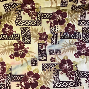 Reproduction Hawaiian Style Fabric